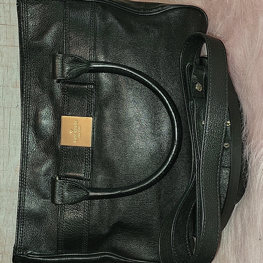 Kate Spade Black Leather Handbag - Picture 6 of 14
